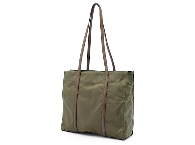 Tote Prada Green Tessuto Verde Verde oliva - vista 2