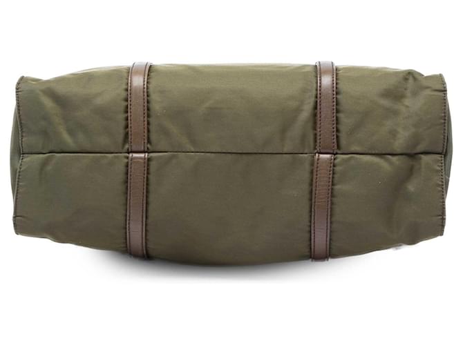 Tote Prada Green Tessuto Verde Verde oliva - vista 3
