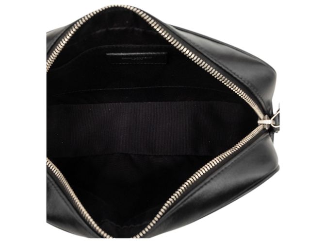Borsa Camera Lou Tassel in pelle di vitello nera con monogramma a stella Saint Laurent Nero - vista 4