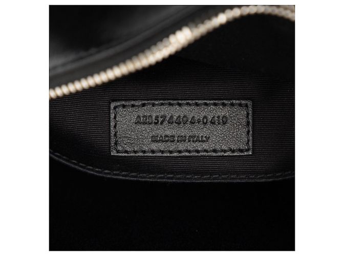 Borsa Camera Lou Tassel in pelle di vitello nera con monogramma a stella Saint Laurent Nero - vista 6