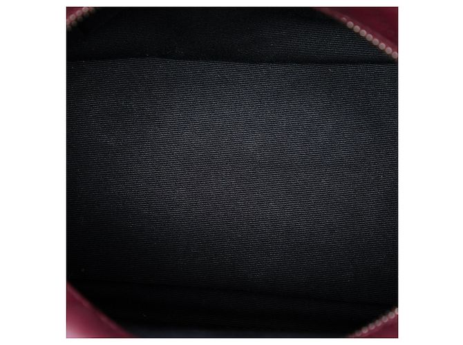 Borsa bowling LouLou in pelle di vitello matelassé rossa Small di Saint Laurent - vista 4