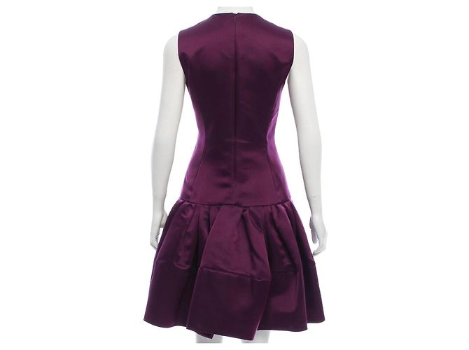 Vestido sin mangas Christian Dior con apliques florales - vista 4