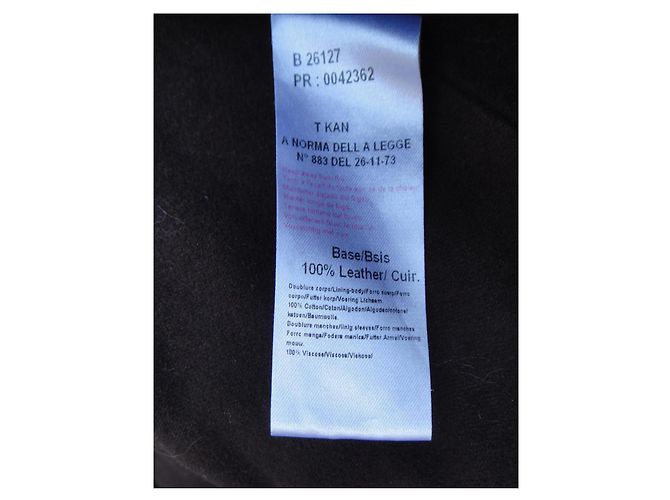 Burberry Blouson en cuir marron Garçon - vue 4