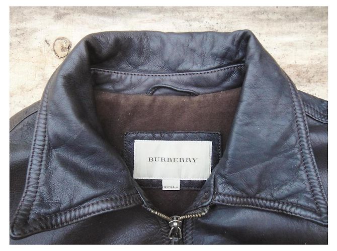 Burberry Blouson en cuir marron Garçon - vue 5