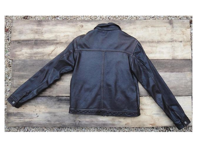Burberry Blouson en cuir marron Garçon - vue 6
