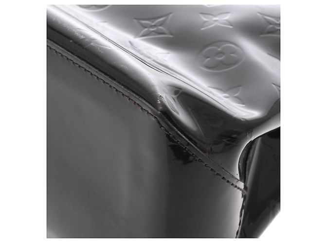 Borsa Louis Vuitton Monogram Vernis Wilshire PM Bordò - vista 7