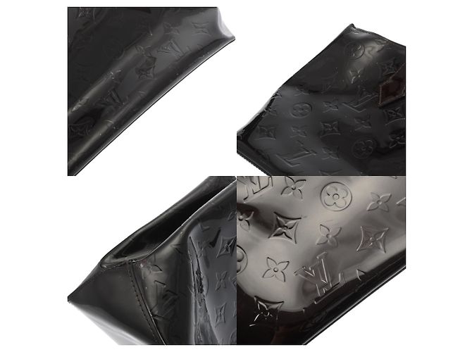 Borsa Louis Vuitton Monogram Vernis Wilshire PM Bordò - vista 9