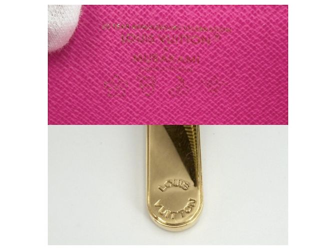 Louis Vuitton Monogram Zippy Wallet von Takashi Murakami Braun Mehrfarben Monogramm - Ansicht 6