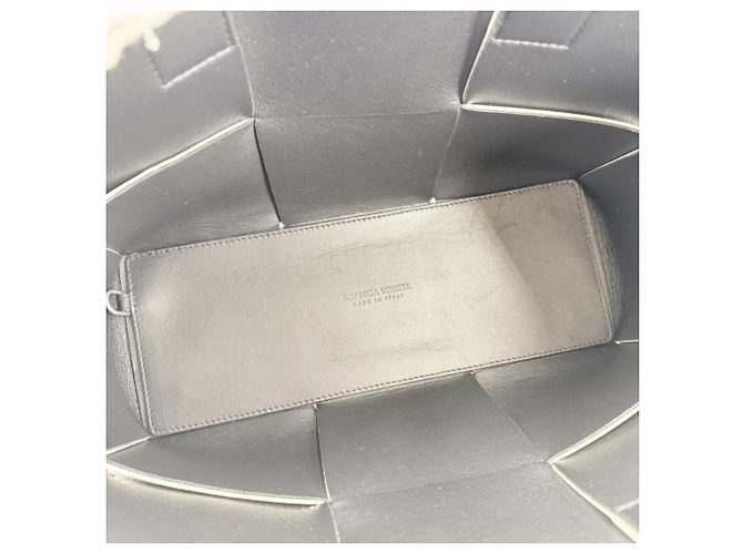 Borsa Tote Maxi Intrecciato Small Arco da donna Bottega Veneta Nero Bianco - vista 4