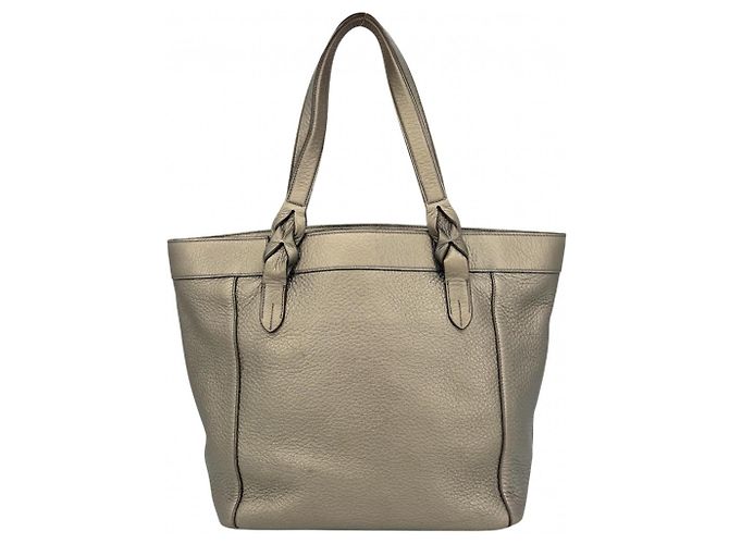 Borsa Tote Loewe Anagram Fusta D'oro - vista 2