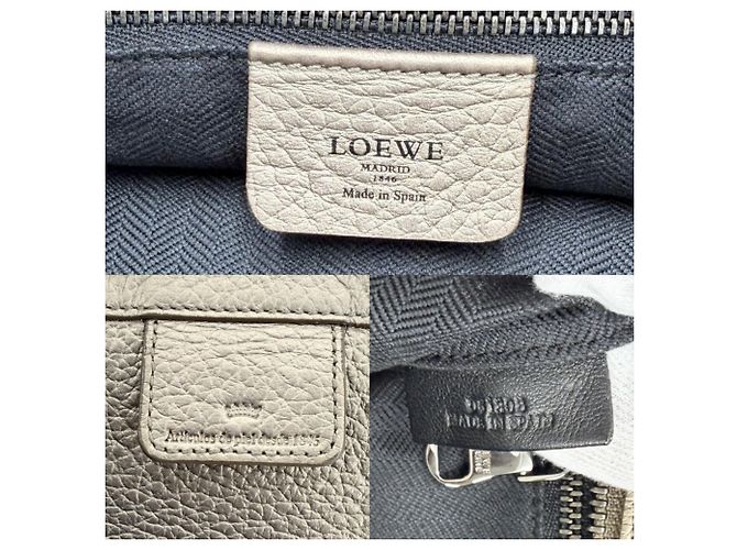 Borsa Tote Loewe Anagram Fusta D'oro - vista 5