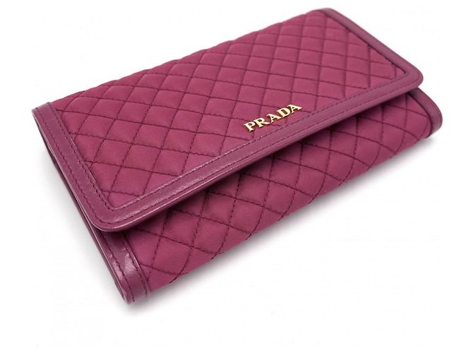 Portafoglio con catena Prada da donna Rosa - vista 3