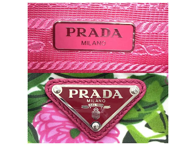 Borsa a Spalla Rosa Prada - vista 5