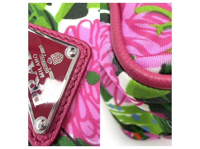 Borsa a Spalla Rosa Prada - vista 6