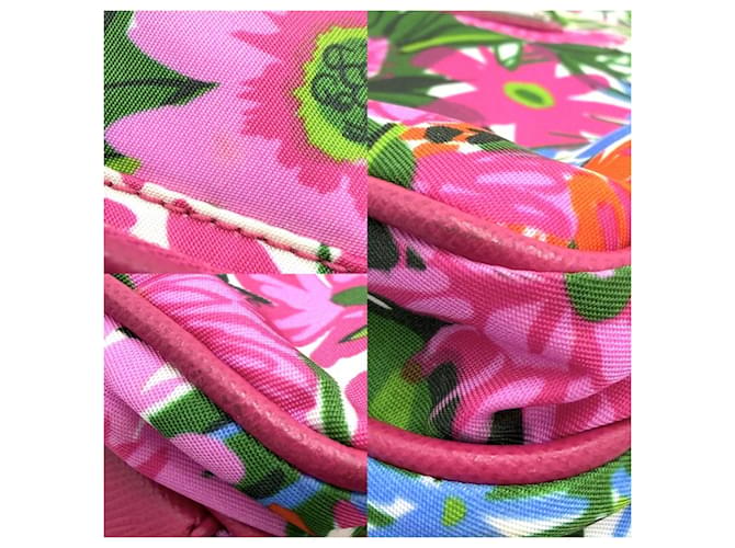 Borsa a Spalla Rosa Prada - vista 7