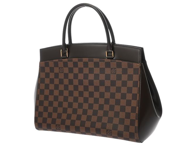 Borsa Louis Vuitton Damier Rivoli MM Marrone - vista 3