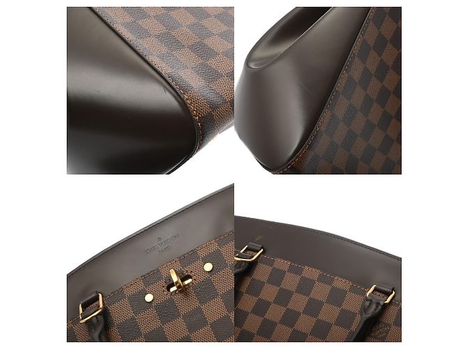 Borsa Louis Vuitton Damier Rivoli MM Marrone - vista 8