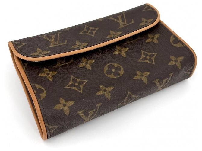Pochette Florentine Monogram da donna Louis Vuitton Marrone Monogramma - vista 3