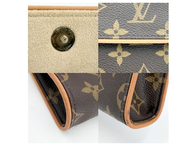 Pochette Florentine Monogram da donna Louis Vuitton Marrone Monogramma - vista 6