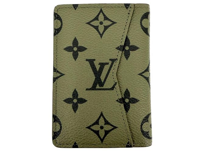 Organizer Louis Vuitton Men's Monogram Card Case Orange Khaki - view 2