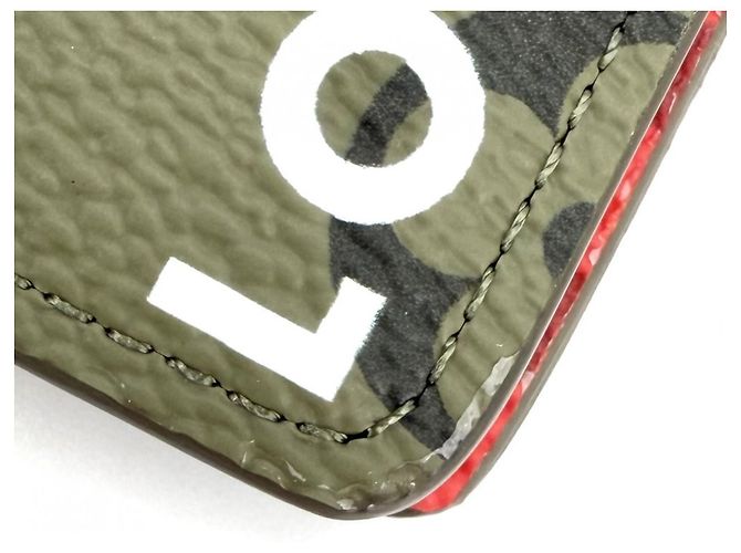 Organizer Louis Vuitton Men's Monogram Card Case Orange Khaki - view 6