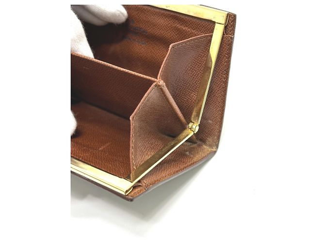 Louis Vuitton T61922 Compact Wallet Braun Monogramm - Ansicht 16