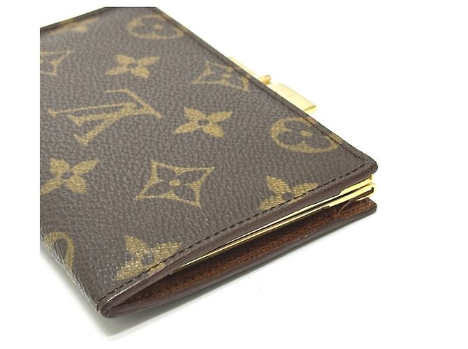 Louis Vuitton T61922 Compact Wallet Braun Monogramm - Ansicht 4