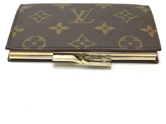 Louis Vuitton T61922 Compact Wallet Braun Monogramm - Ansicht 6