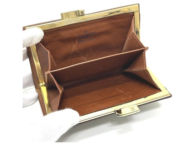 Louis Vuitton T61922 Compact Wallet Braun Monogramm - Ansicht 9