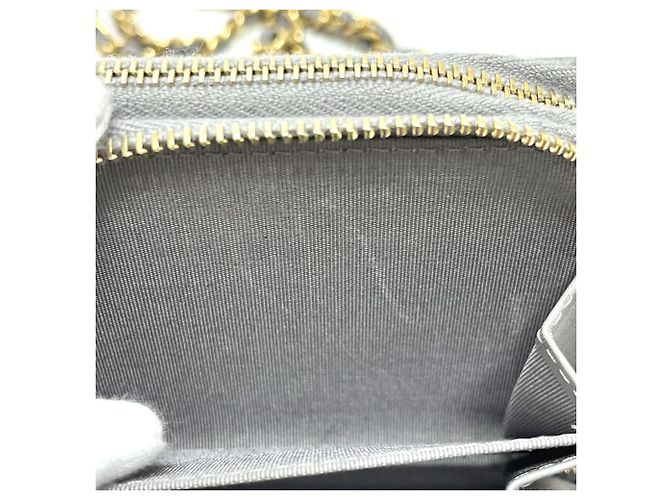Chanel AP2308 Matelassé Chain Wallet/Coin Case Shoulder Bag Marrone - vista 12