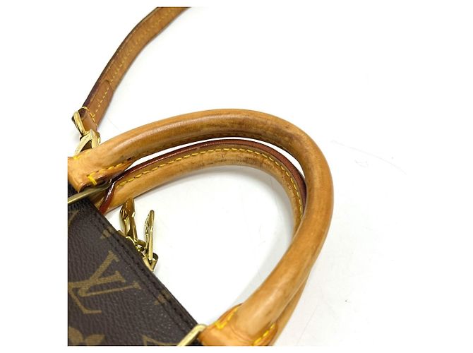 Borsa Louis Vuitton Alma Marrone Monogramma - vista 11
