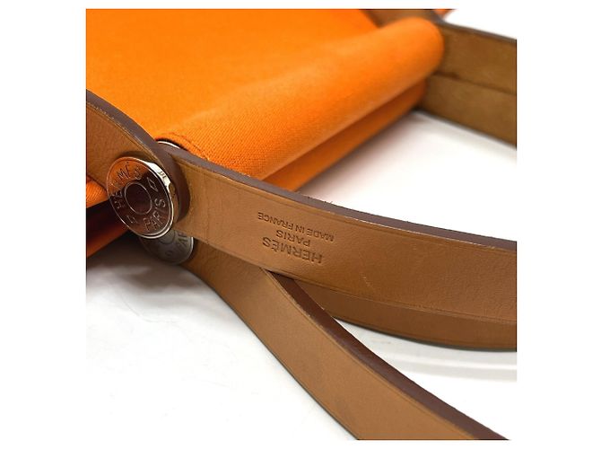 Hermès HERMES Cabas PM 2-Way Handbag Tote Arancione - vista 12