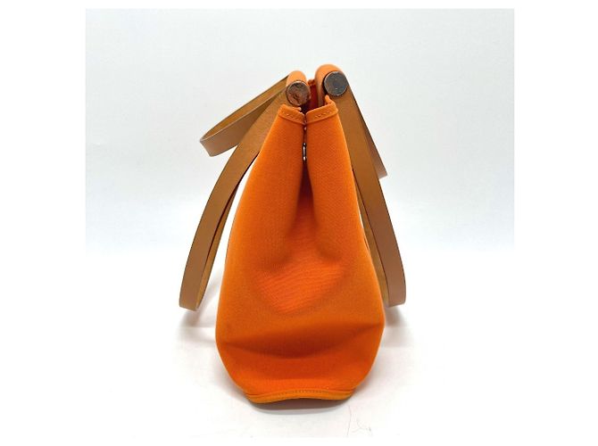 Hermès HERMES Cabas PM 2-Way Handbag Tote Arancione - vista 4