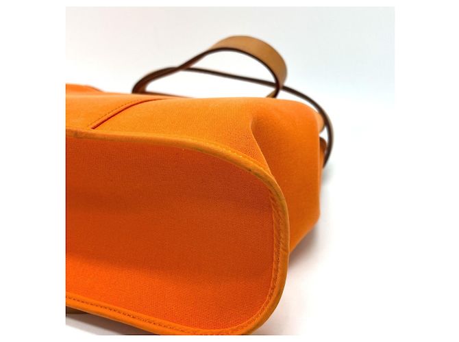 Hermès HERMES Cabas PM 2-Way Handbag Tote Arancione - vista 9