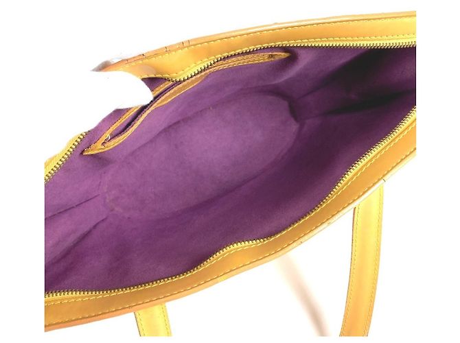 Borsa Tote Louis Vuitton Epi Saint Jacques Giallo - vista 10