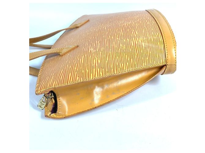 Borsa Tote Louis Vuitton Epi Saint Jacques Giallo - vista 13