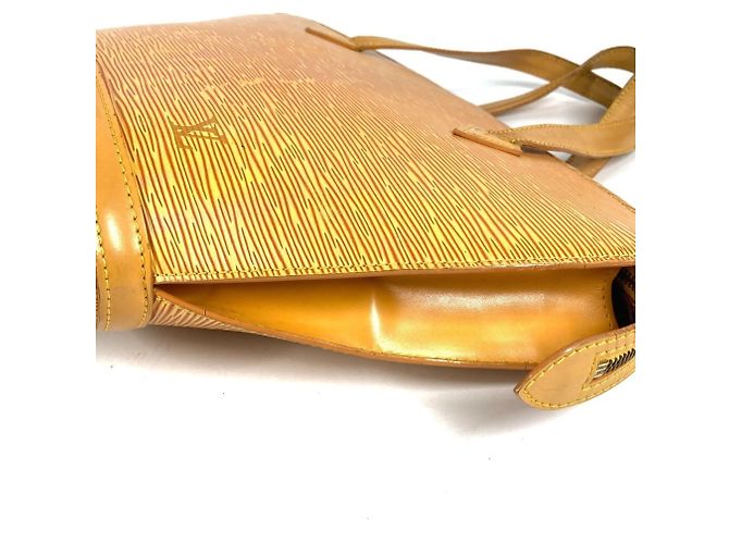 Borsa Tote Louis Vuitton Epi Saint Jacques Giallo - vista 4