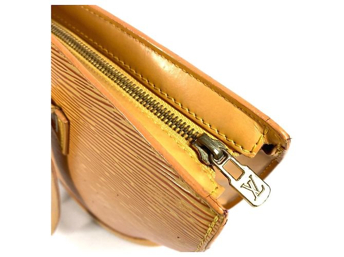 Borsa Tote Louis Vuitton Epi Saint Jacques Giallo - vista 9