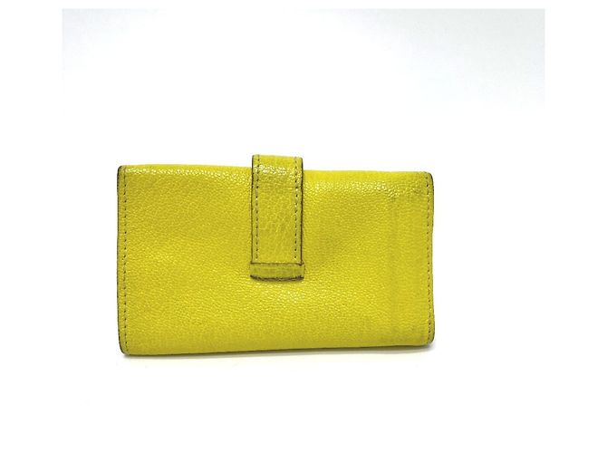 Hermès HERMES Bearn 4-Schlüssel Etui Gelb - Ansicht 2