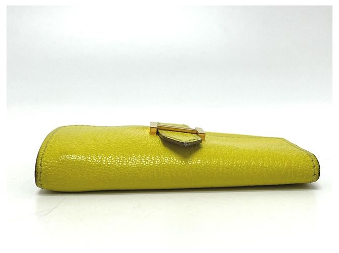 Hermès HERMES Bearn 4-Schlüssel Etui Gelb - Ansicht 5