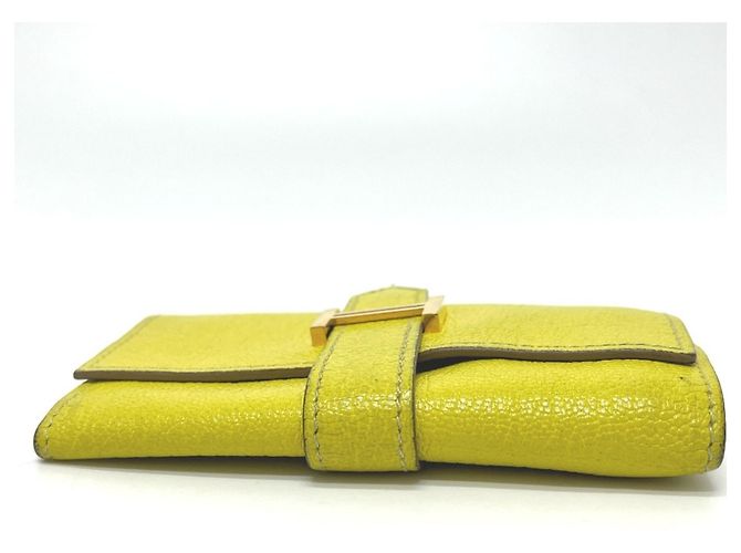Hermès HERMES Bearn 4-Schlüssel Etui Gelb - Ansicht 6