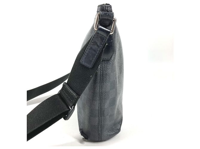 Borsa a tracolla Louis Vuitton Damier Graphite Mick PM Nero - vista 13