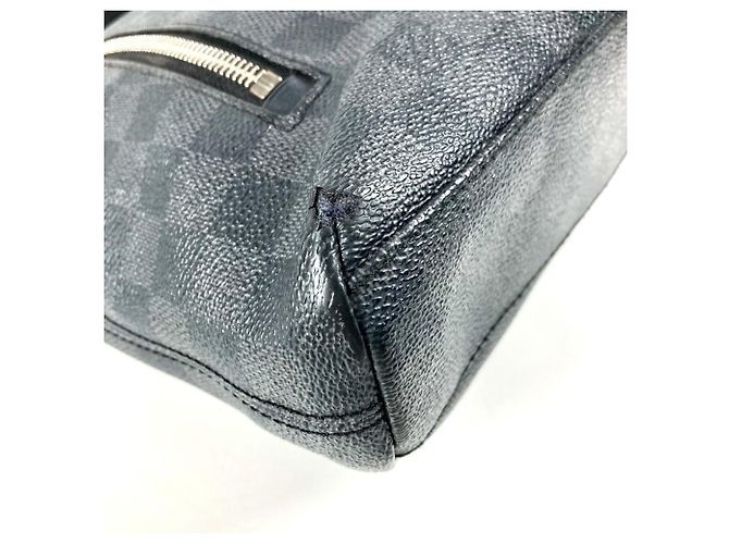 Borsa a tracolla Louis Vuitton Damier Graphite Mick PM Nero - vista 17
