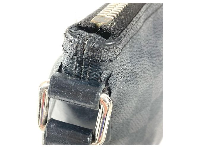 Borsa a tracolla Louis Vuitton Damier Graphite Mick PM Nero - vista 4