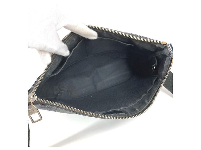 Borsa a tracolla Louis Vuitton Damier Graphite Mick PM Nero - vista 6