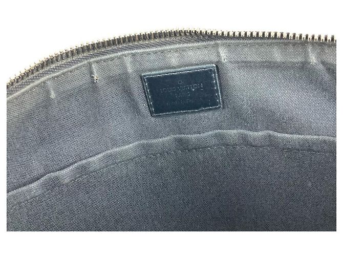Borsa a tracolla Louis Vuitton Damier Graphite Mick PM Nero - vista 8