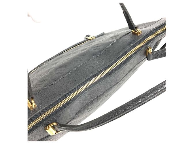 Borsa Tote Louis Vuitton Monogram Empreinte Bastille MM Nero - vista 3