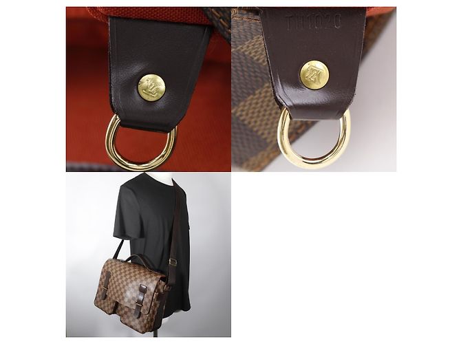 Louis Vuitton Broadway Damier Marrone - vista 5