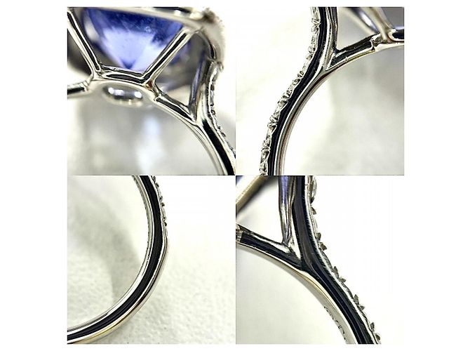 Anillo Sole de platino Tiffany & Co. con tanzanita - vista 10