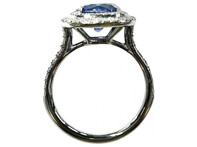 Anillo Sole de platino Tiffany & Co. con tanzanita - vista 4